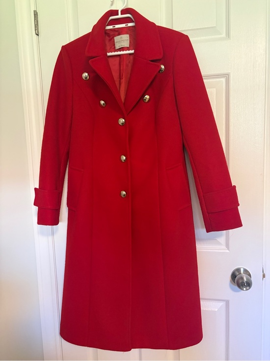 Rinascimento Jackets & Blazers - Rinascimento Classic Red Wool Double-Breasted Coat -